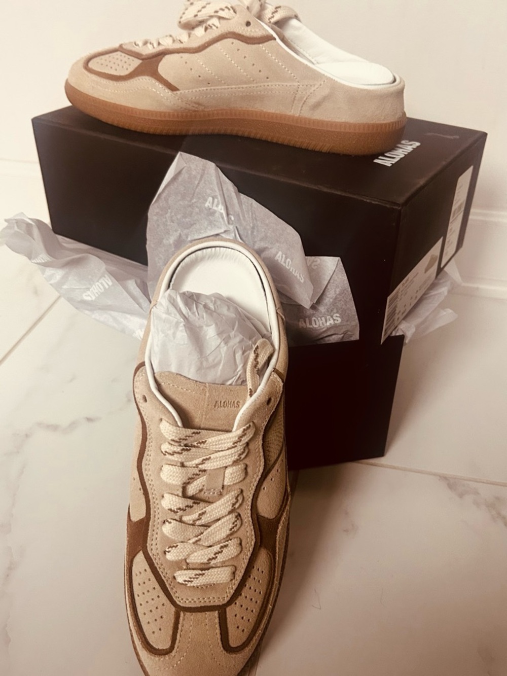 ALOHAS Tb.490 Suede Mule Sneaker NEW IN BOX